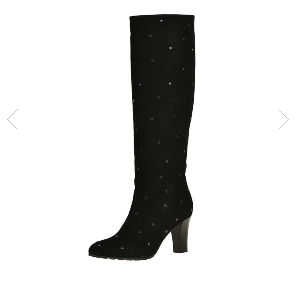 SJP Busker black velvet boots W size 7 ( 37)